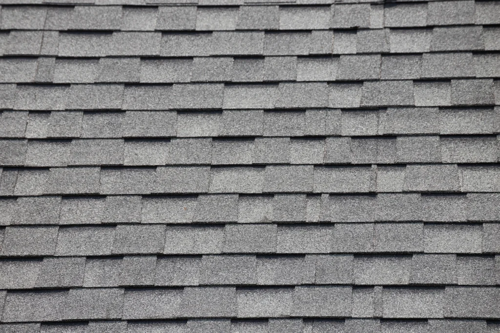 close up of asphalt roofing material 
