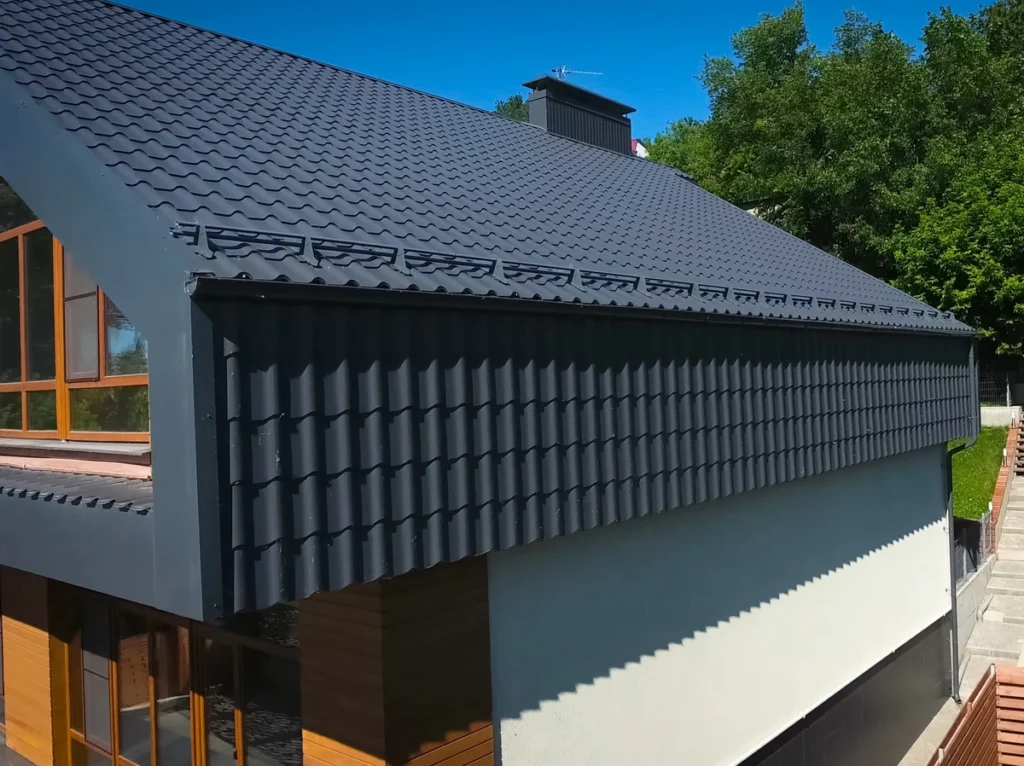 metal rooftop providing durable protection for home