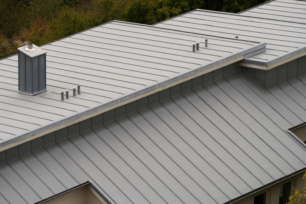 metal roof standing seam style made of steel